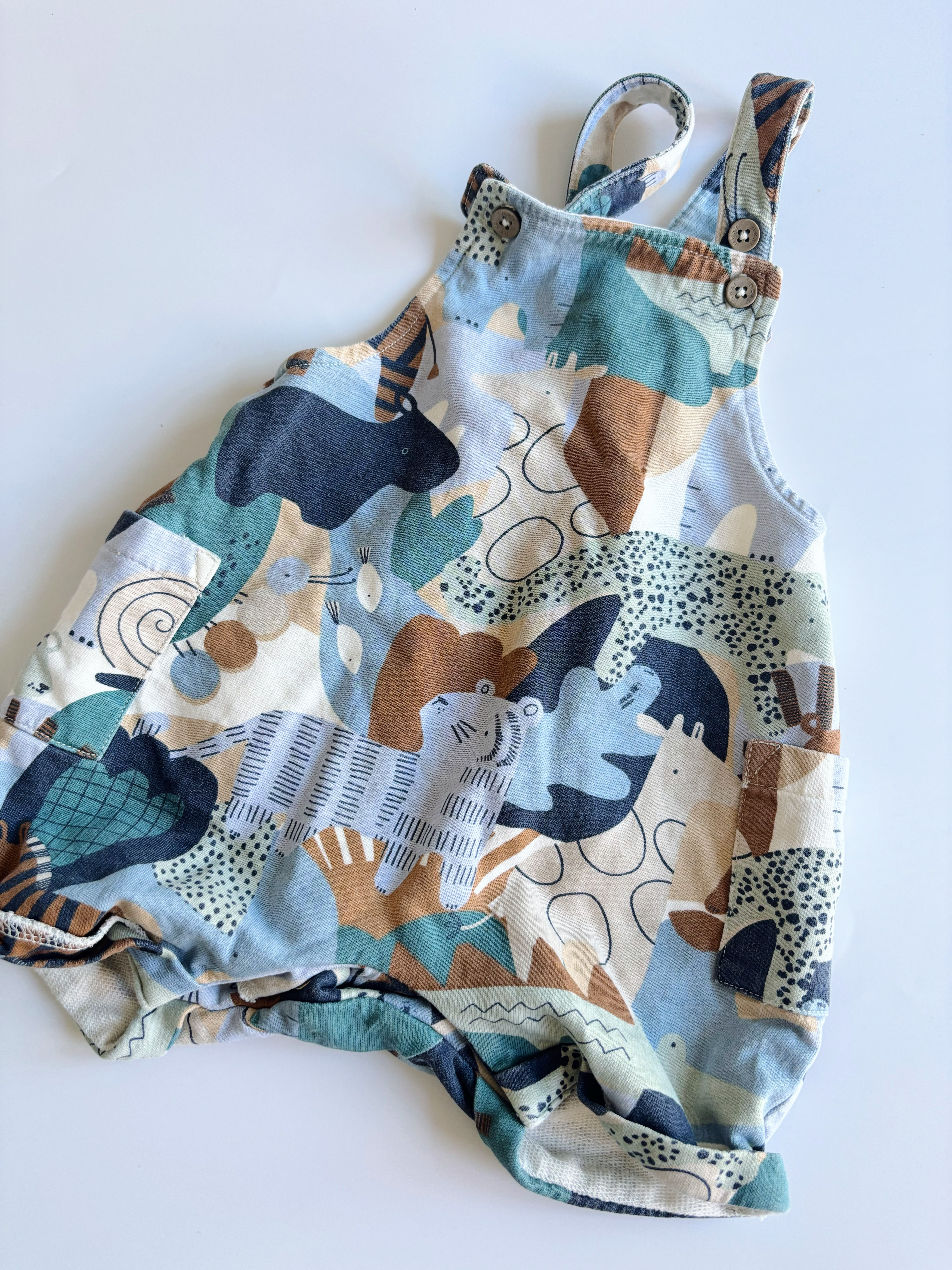 Next animal dungarees (3-6m) 