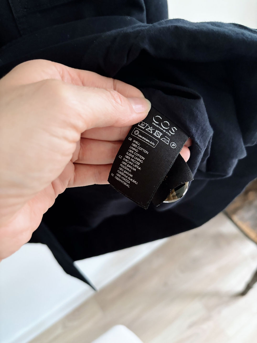 Thumbnail: COS navy chore/workwear jacket (8-10)