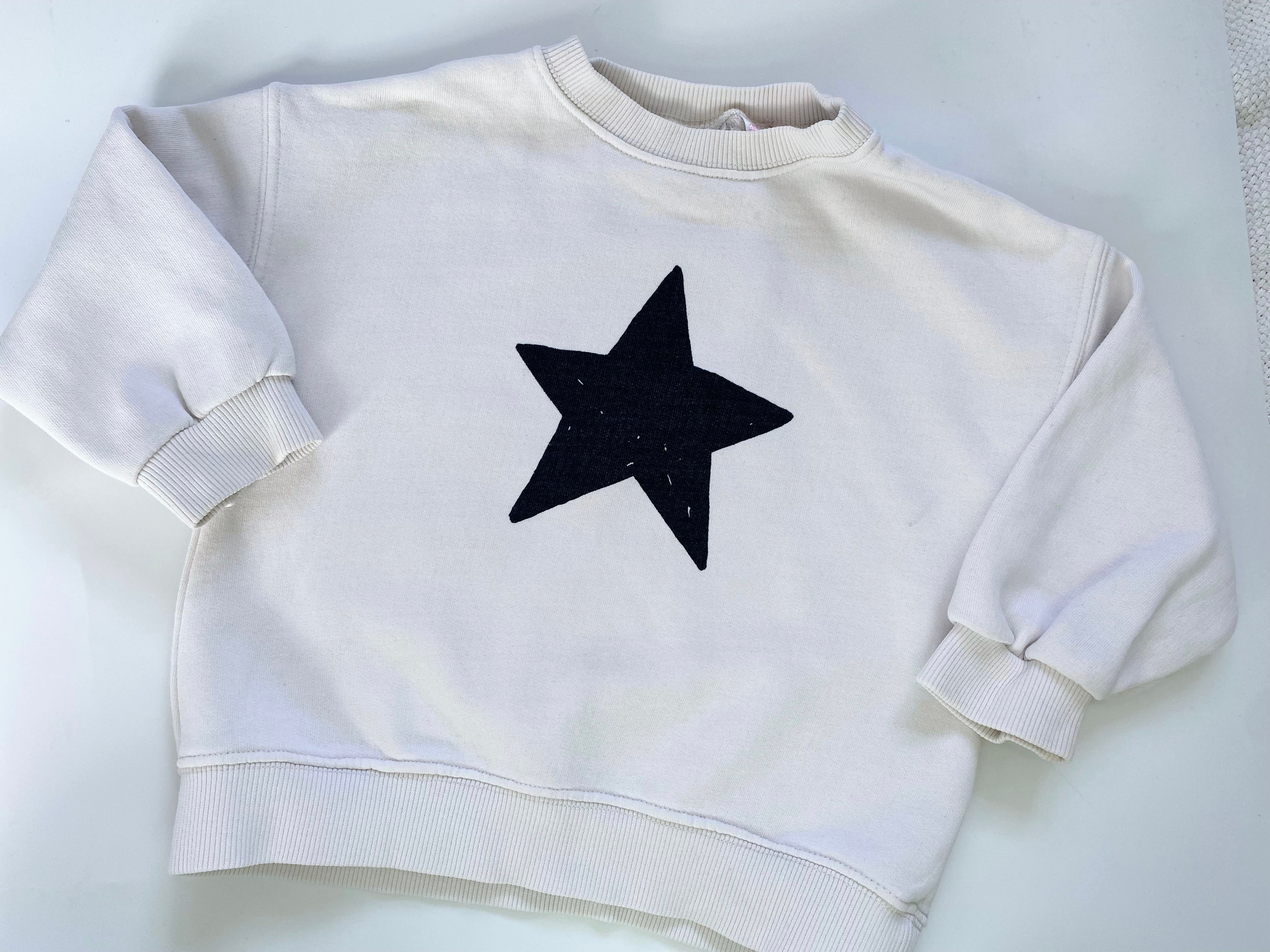 Zara star sweatshirt (18-24m)