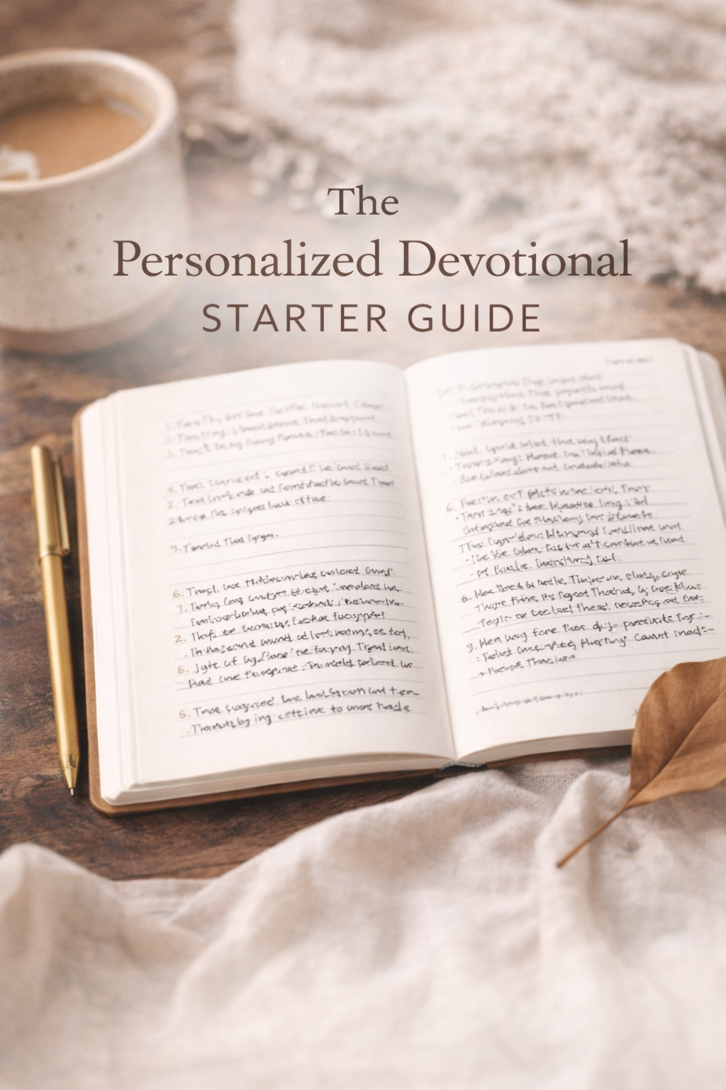What Is a Personalized Devotional starter guide