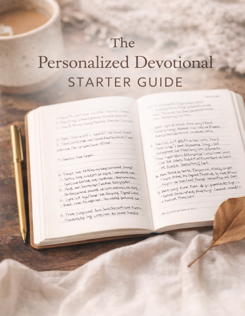 What Is a Personalized Devotional starter guide