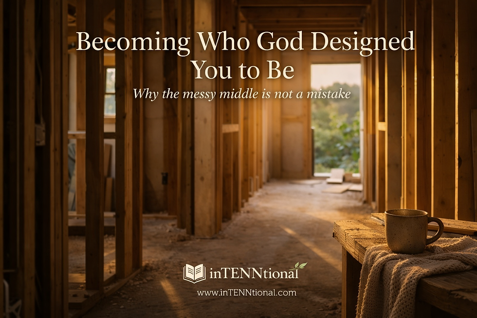 Becoming Who God Designed You to Be