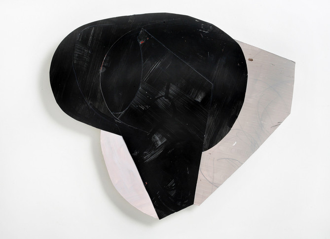 Lauren Blankstein New York City artist, acrylic painting collage on Yupo paper