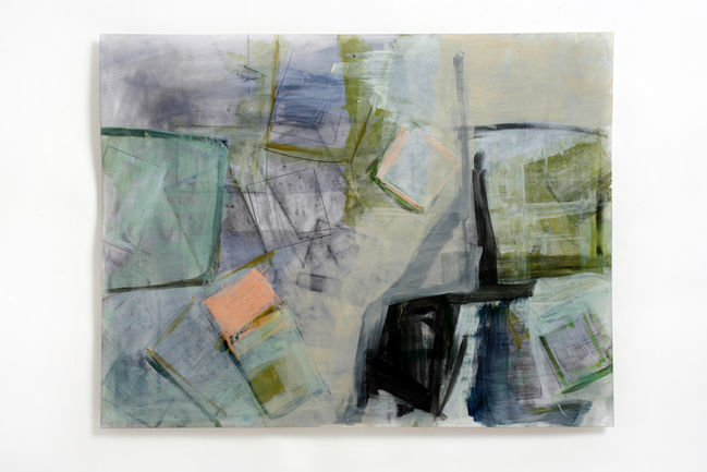 Abstract painting, Lauren Blankstein, New York artist, acrylic painting