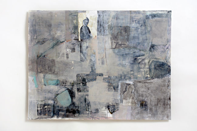 acrylic abstract painting, New York artist, Lauren Blankstein