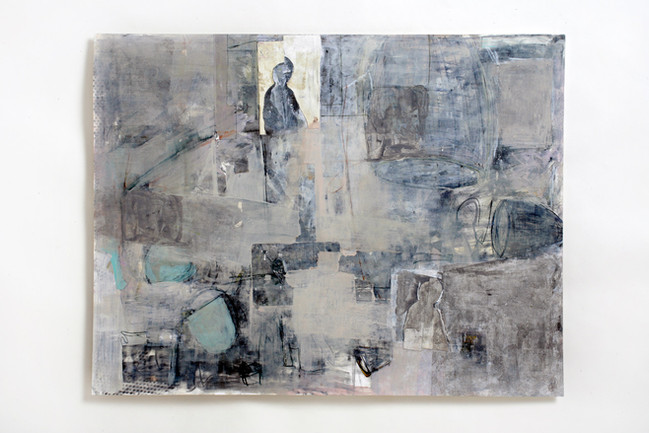 acrylic abstract painting, New York artist, Lauren Blankstein