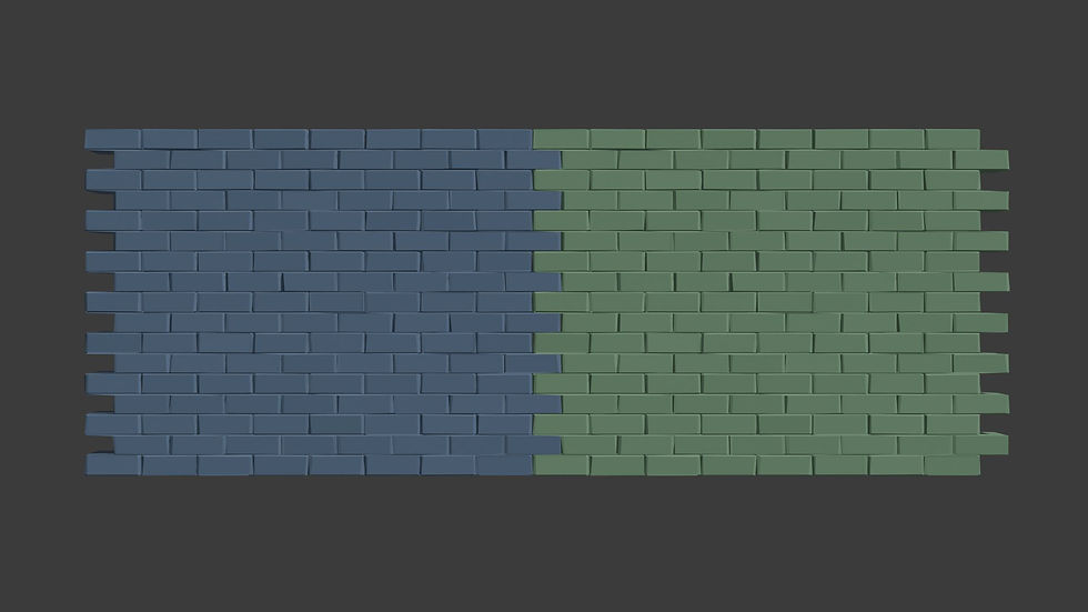 modular brick wall