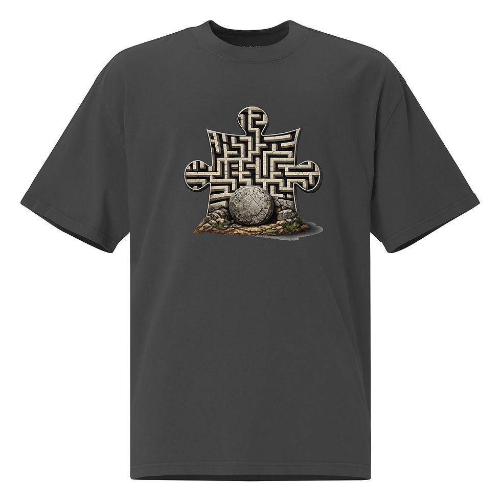 Thumbnail: SEEK & FIND Oversized Faded T