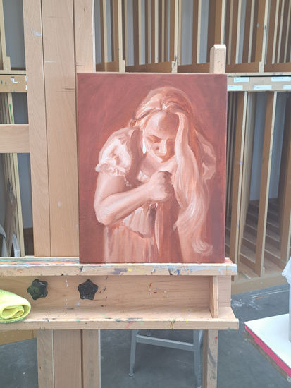 Progress shot of Judith, Enraged