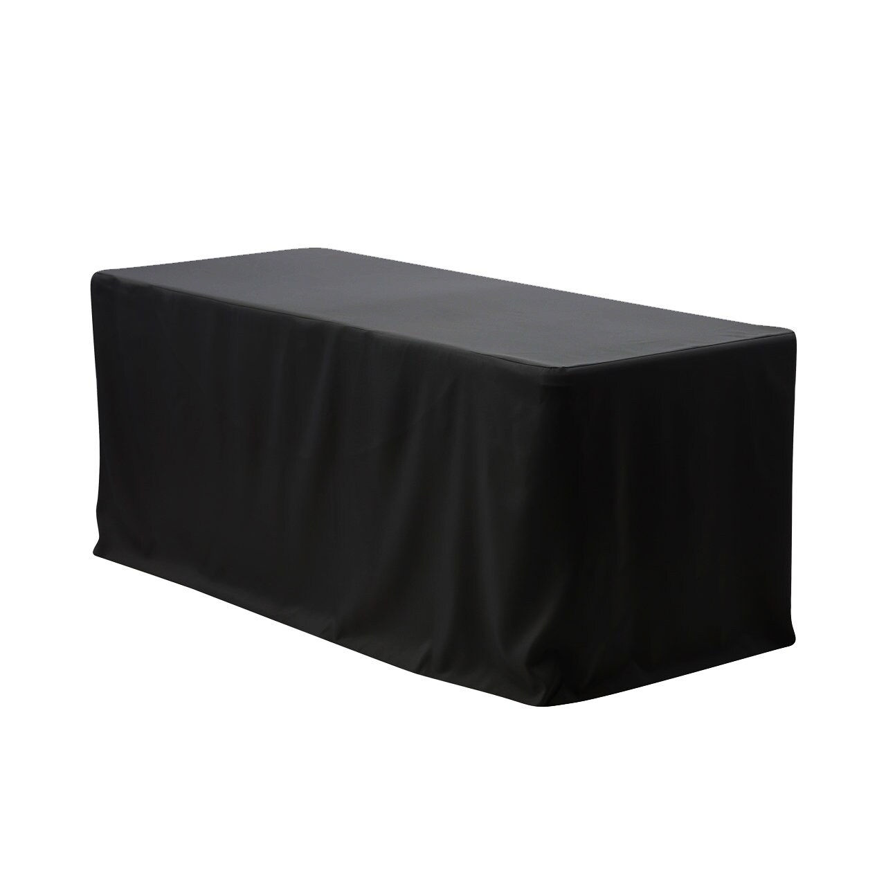 Table Cloth: 6ft. Black, Linen