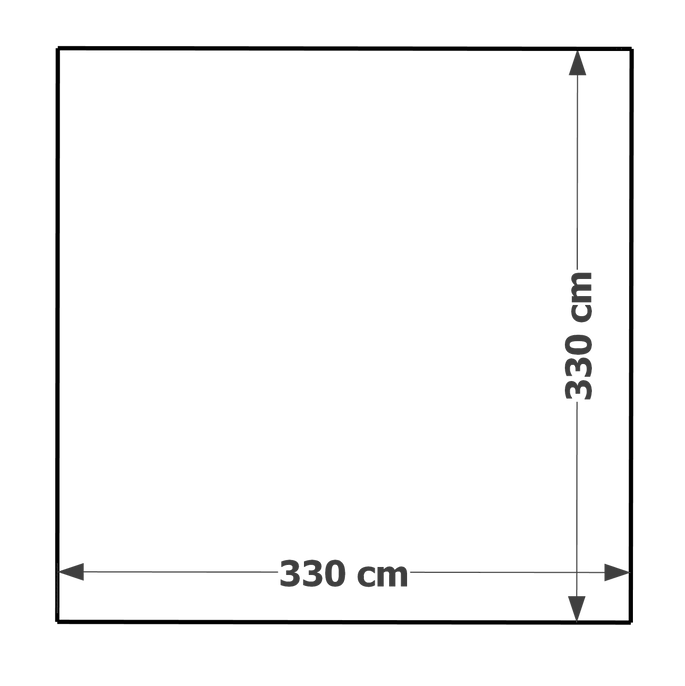 3,3x3,3m (4-Eck)