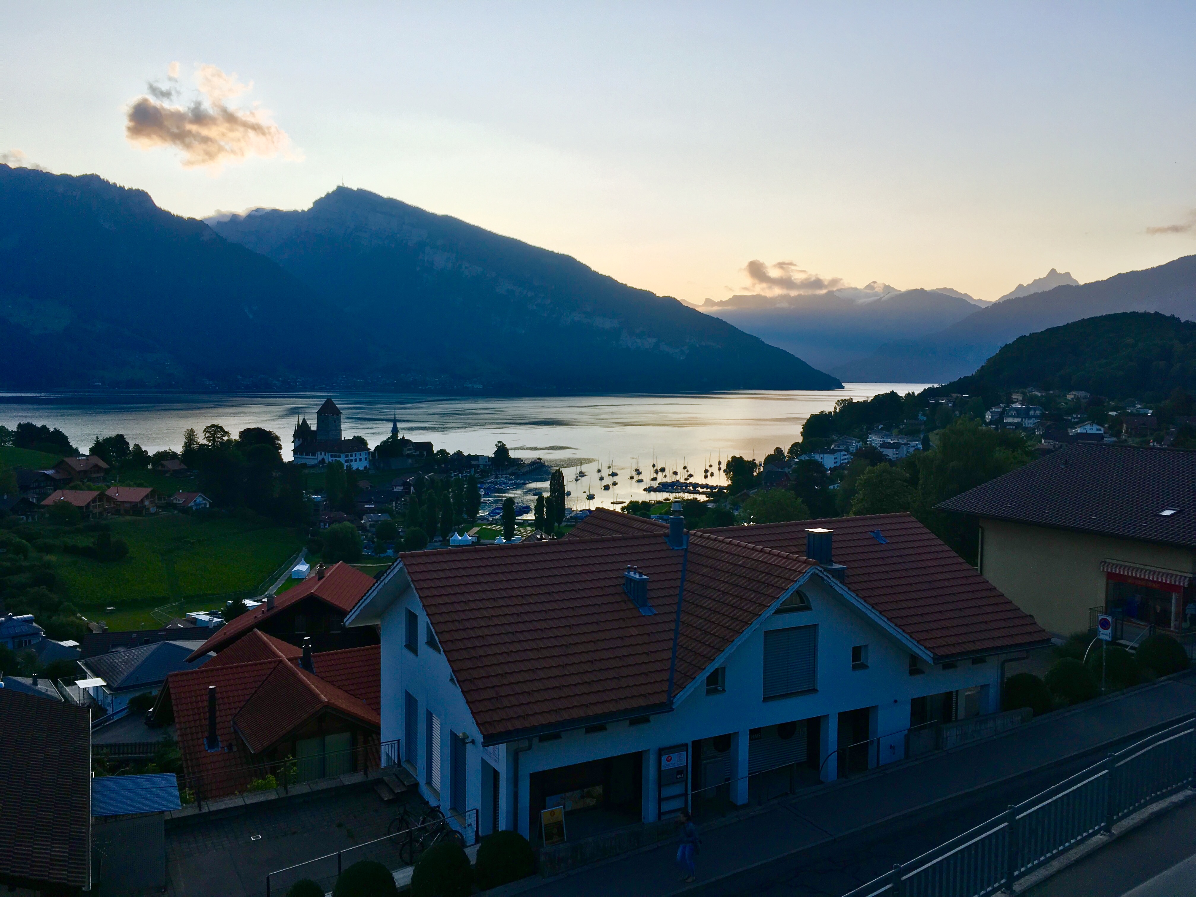 Thünersee seen from Spiez