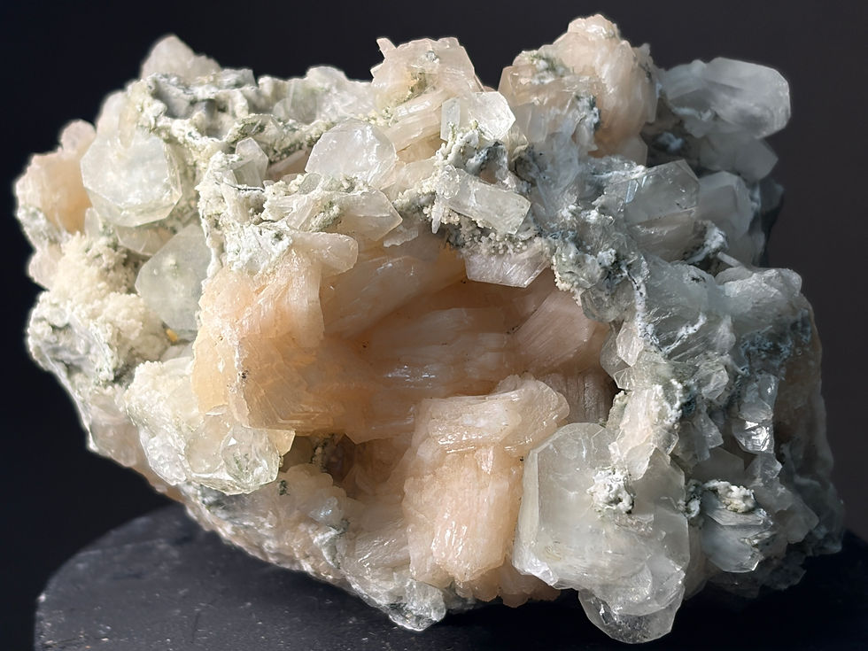 Thumbnail: Apophyllite with Stilbite