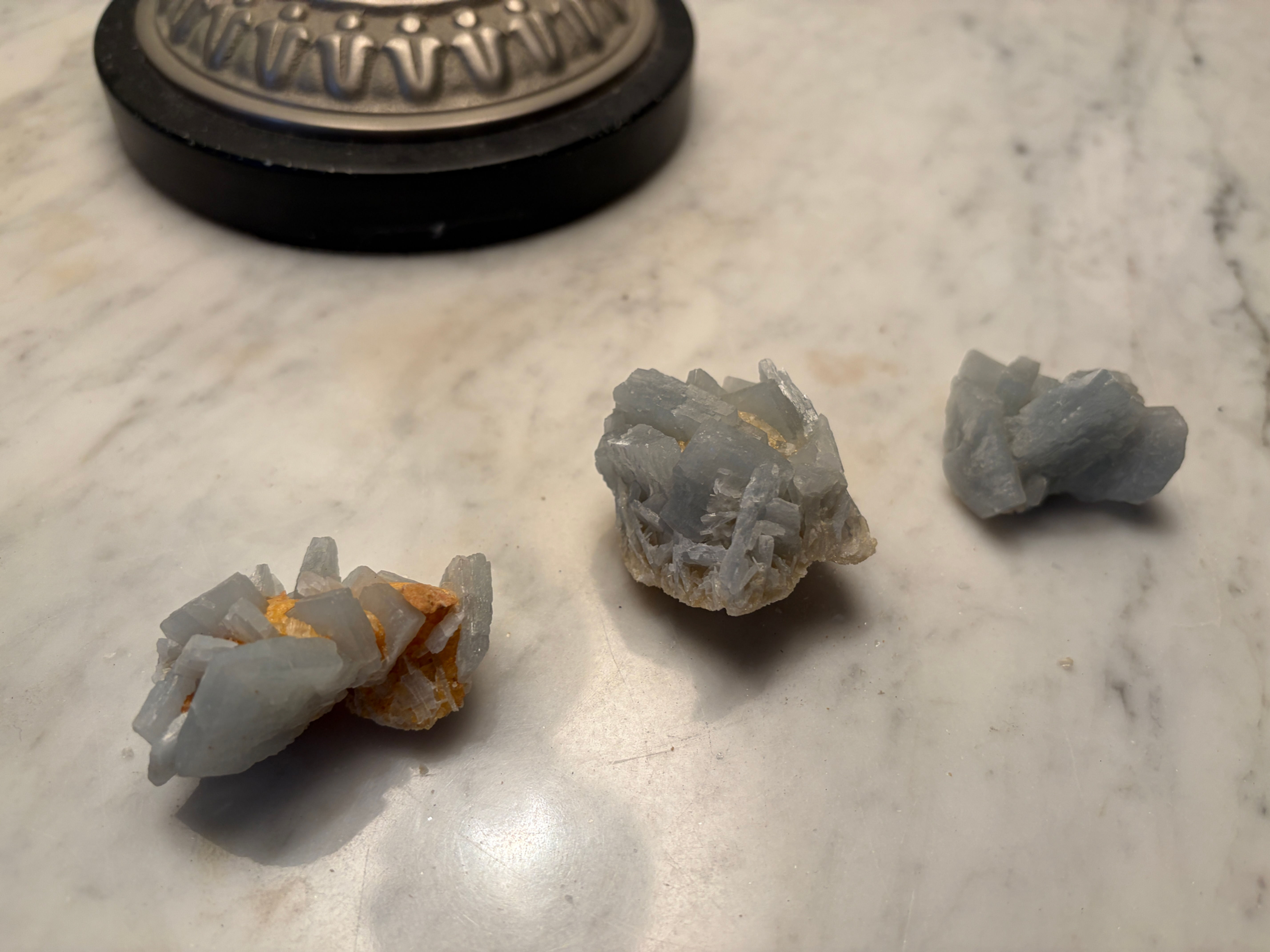 Blue Barite Specimen's