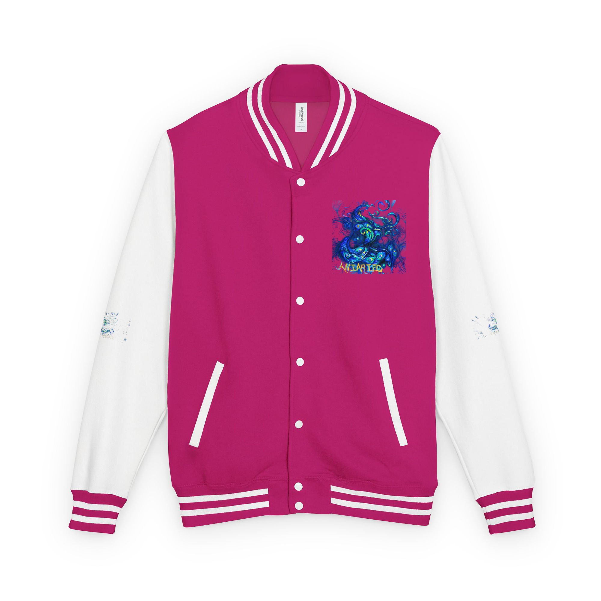 Heavyweight letterman jacket