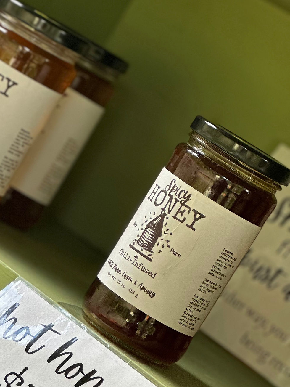 White Barn Farm Spicy Honey