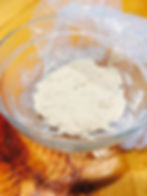sourdough after the initial mix
