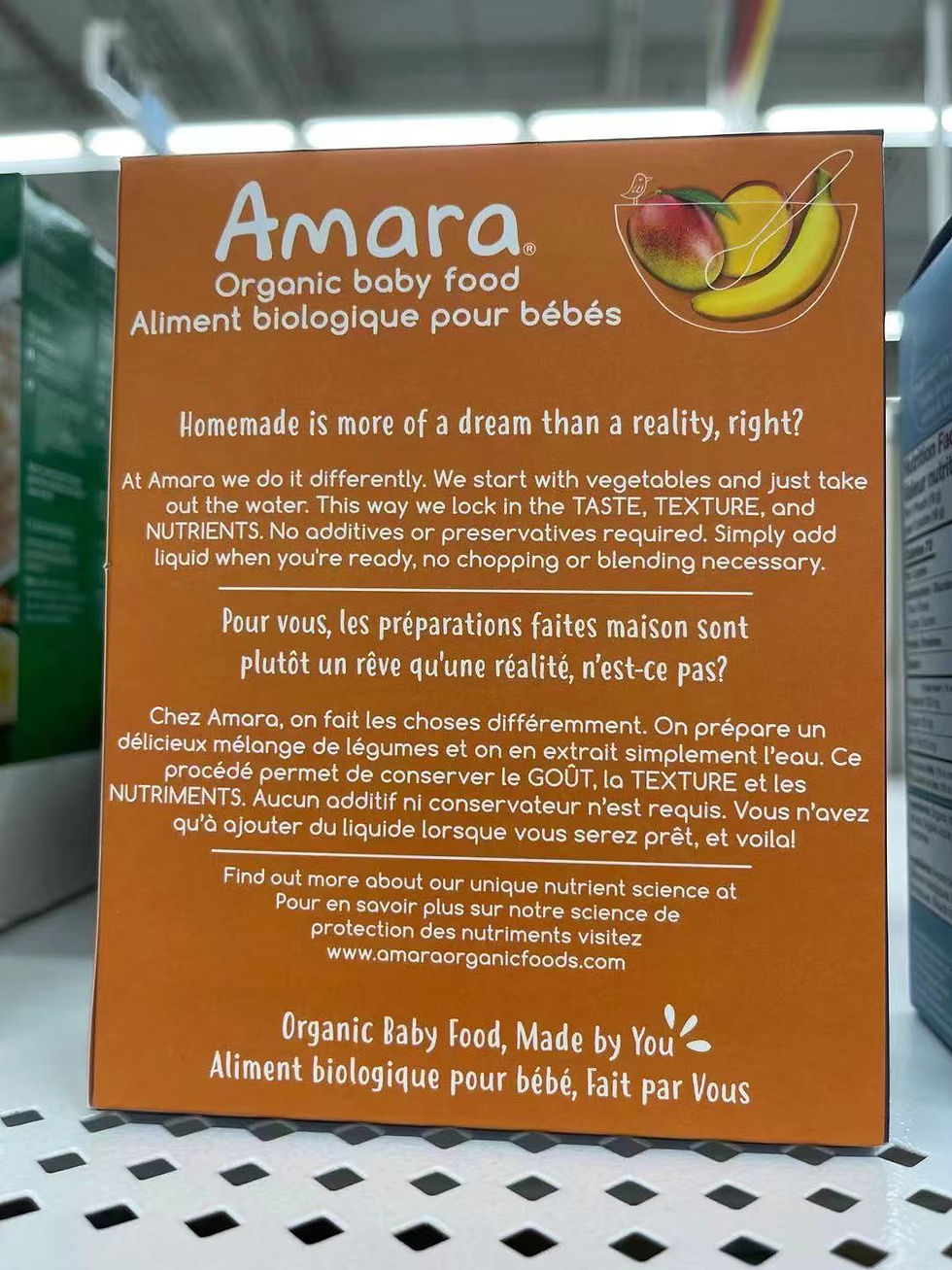 Thumbnail: Amara 100％纯天然有机 蔬菜/水果米糊