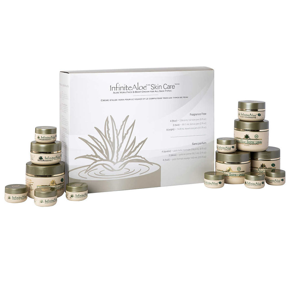 Thumbnail: Infinite Aloe skin care  芦荟霜有香/无香 4大2中8小