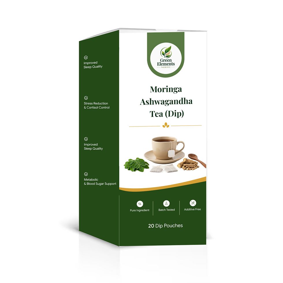 Thumbnail: Moringa Ashwagandha Tea (Dip) 20 Pouches