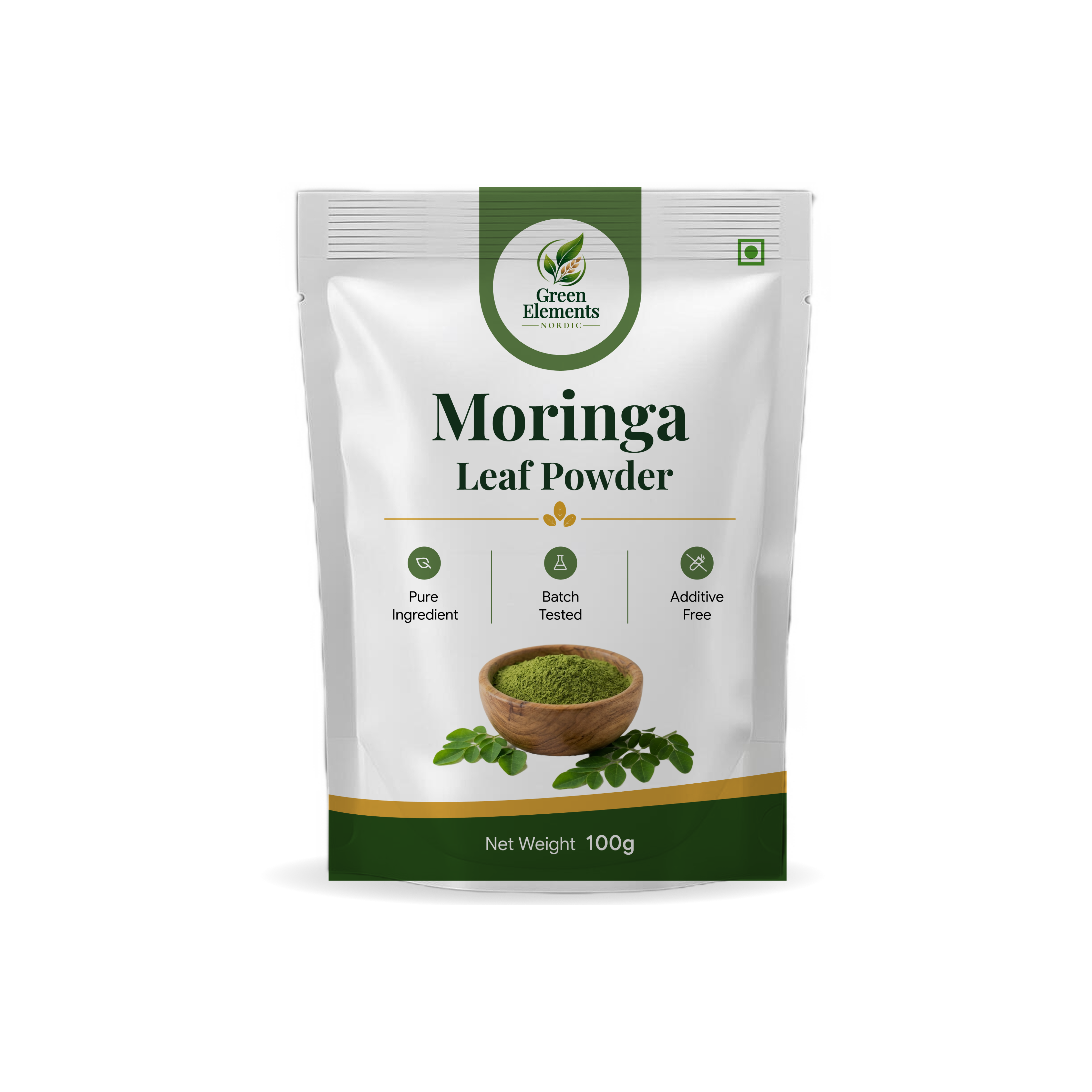 Moringa Leaf Powder 100g Pouch