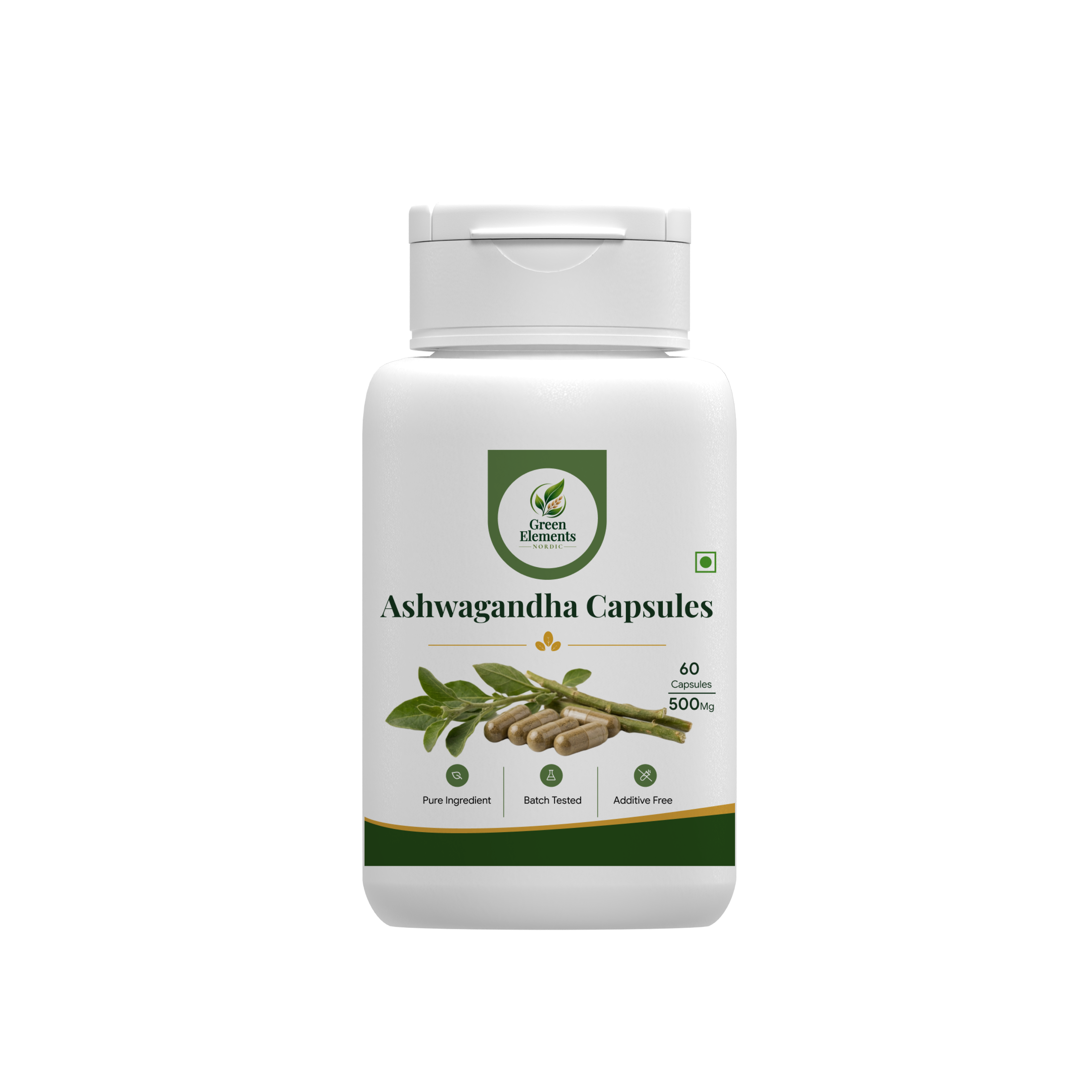 Ashwagandha Capsules 500mg | 60 Capsules