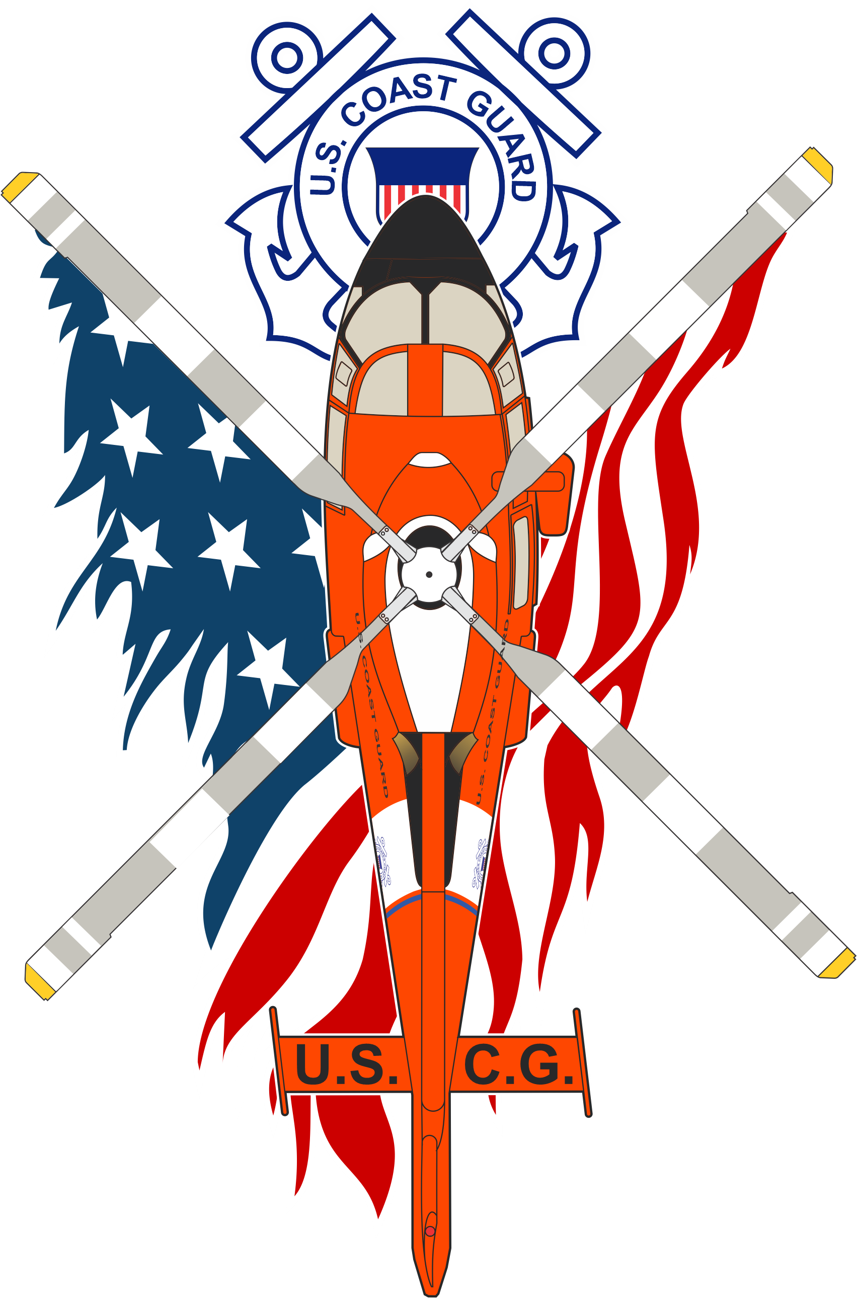 PATRIOT#012 US COAST GUARD H-65 A/B