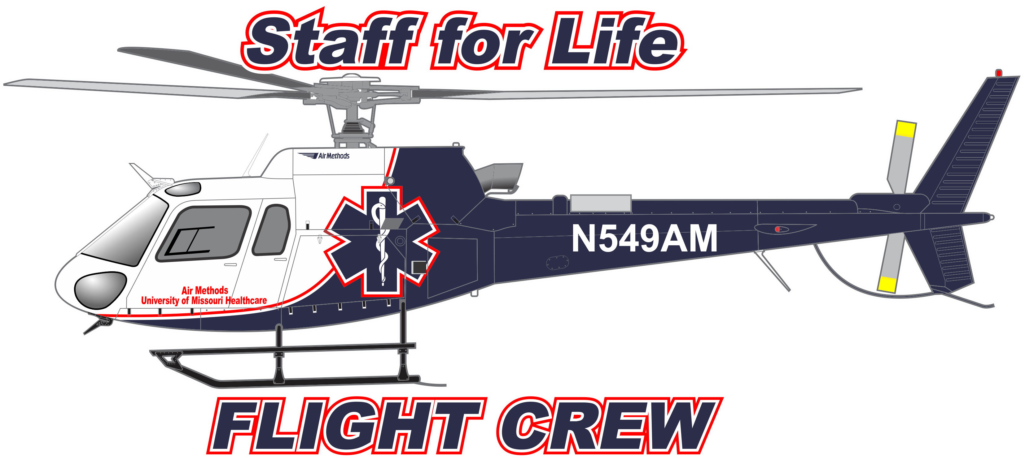 AS350#035- MISSOURI - STAFF FOR LIFE