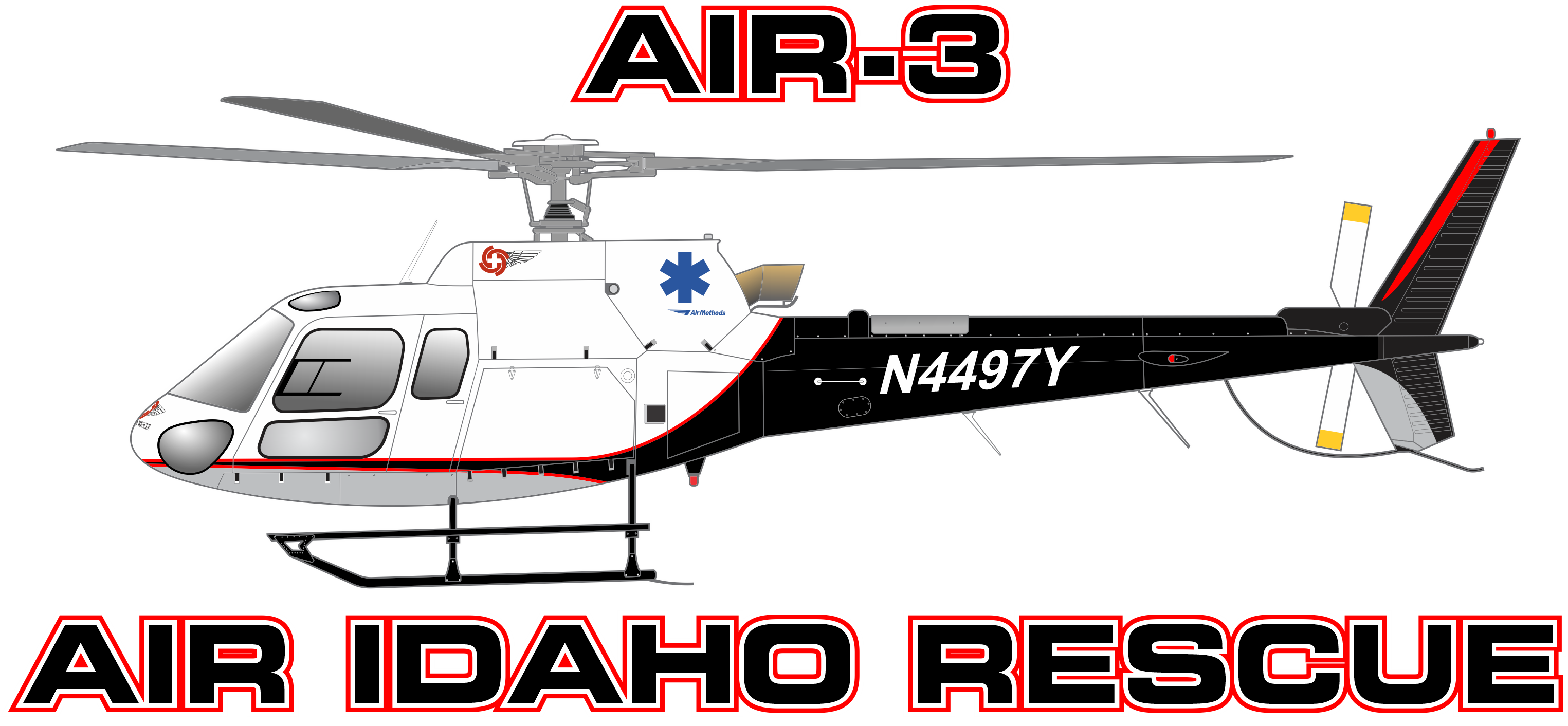 AS350#138- IDAHO - AIR IDAHO RESCUE