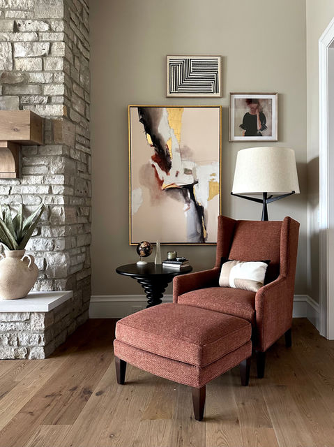 Transitional Living Room