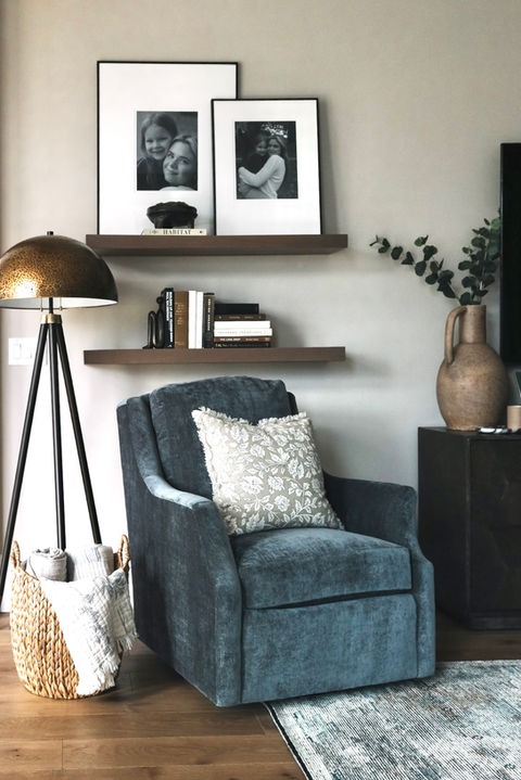 Transitional Family Room