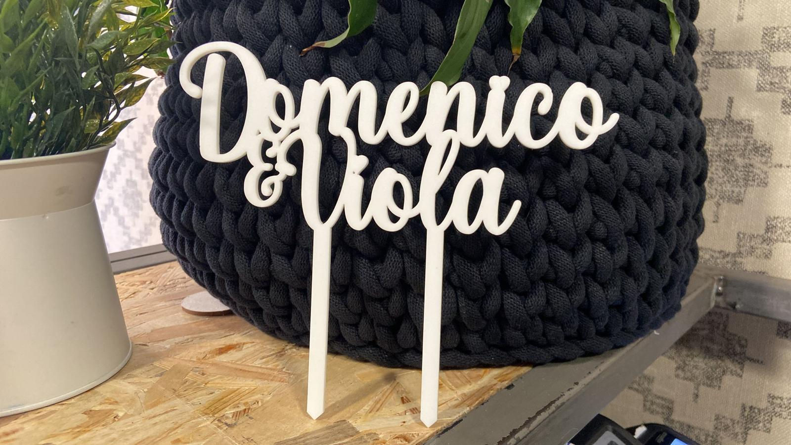 Cake Topper Matrimonio