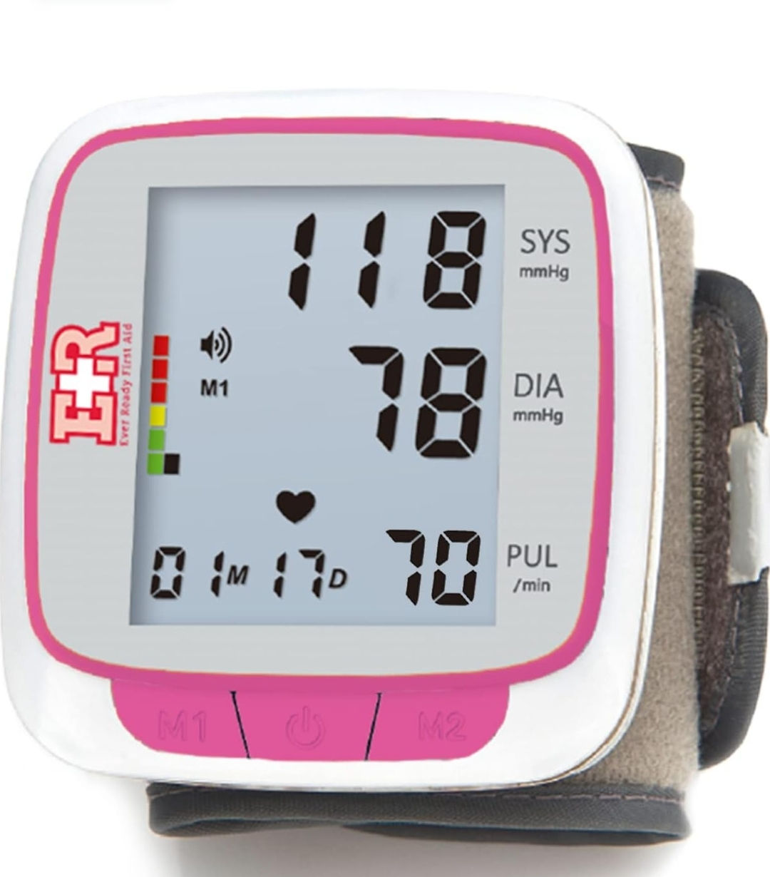 Ever Ready First Aid Fully Automatic Blood Pressure Wrist Cuff