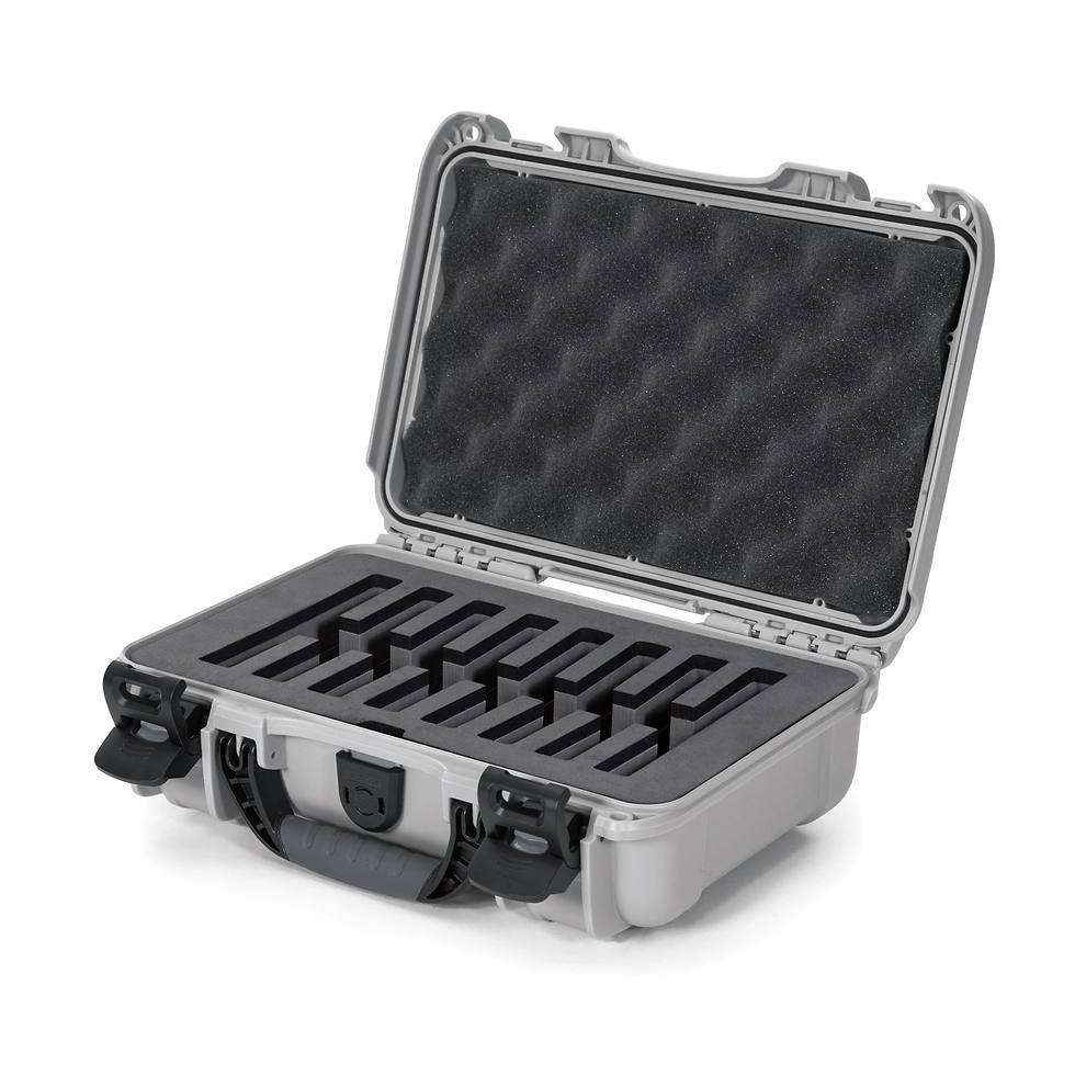 Thumbnail: NANUK 909 8-KNIFE CASE SILVER