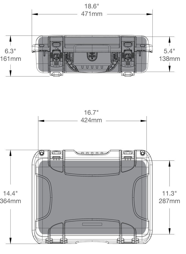 Thumbnail: Nanuk 923 pro-photo case size