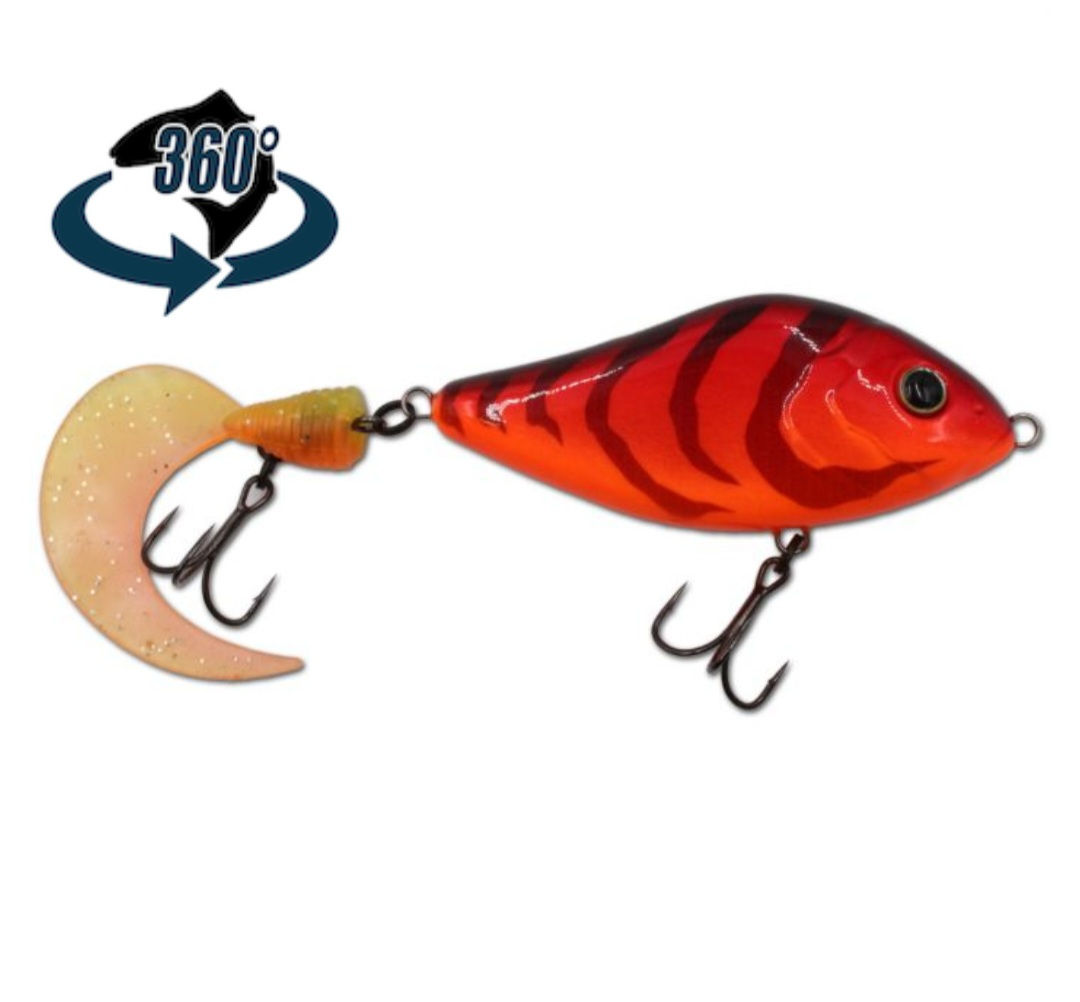 Wild Devil Baits Tail Bait Jerkbait Red Devil 