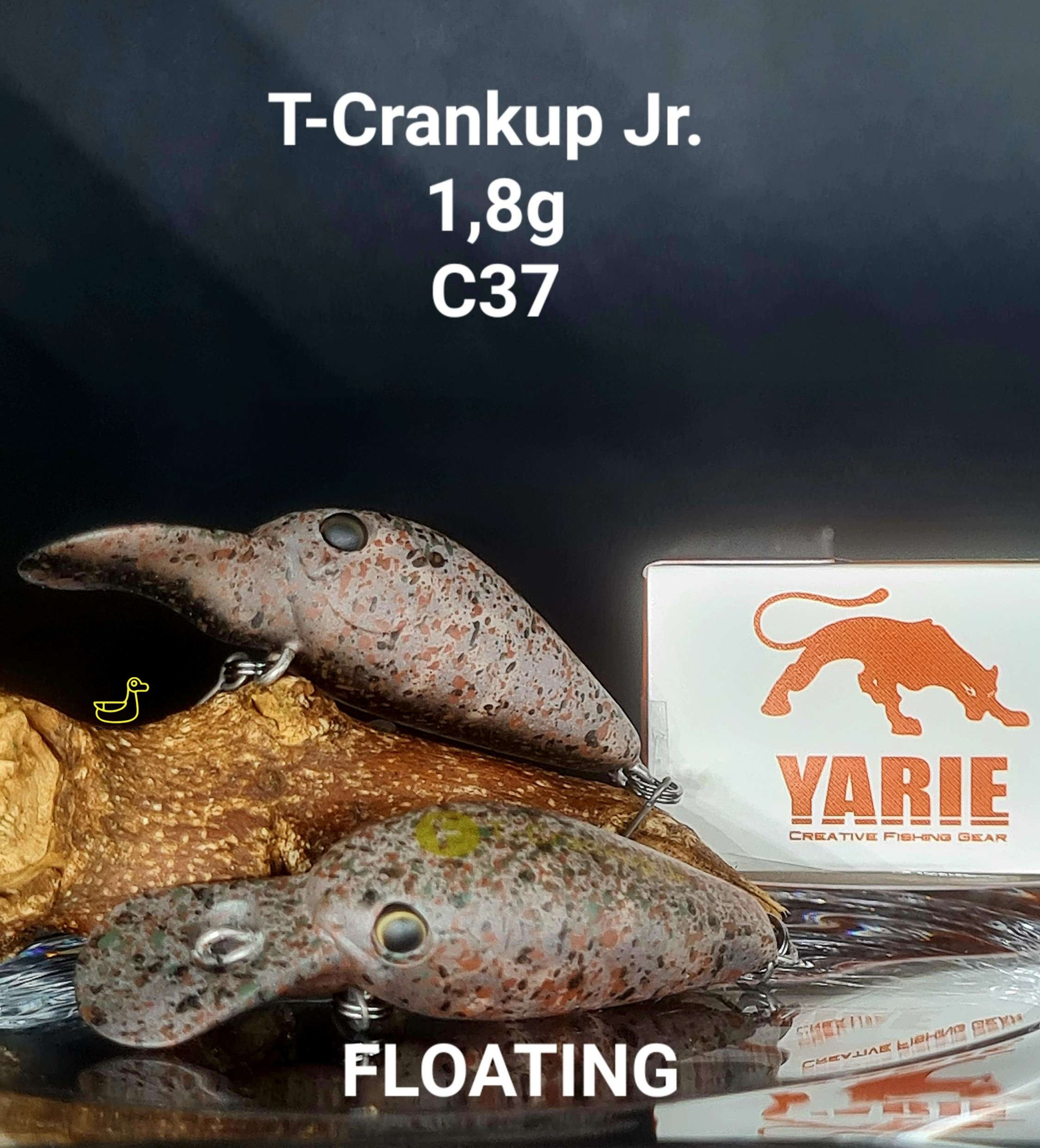 Yarie Wobbler 1,8g T-Cranup Jr. floating C37