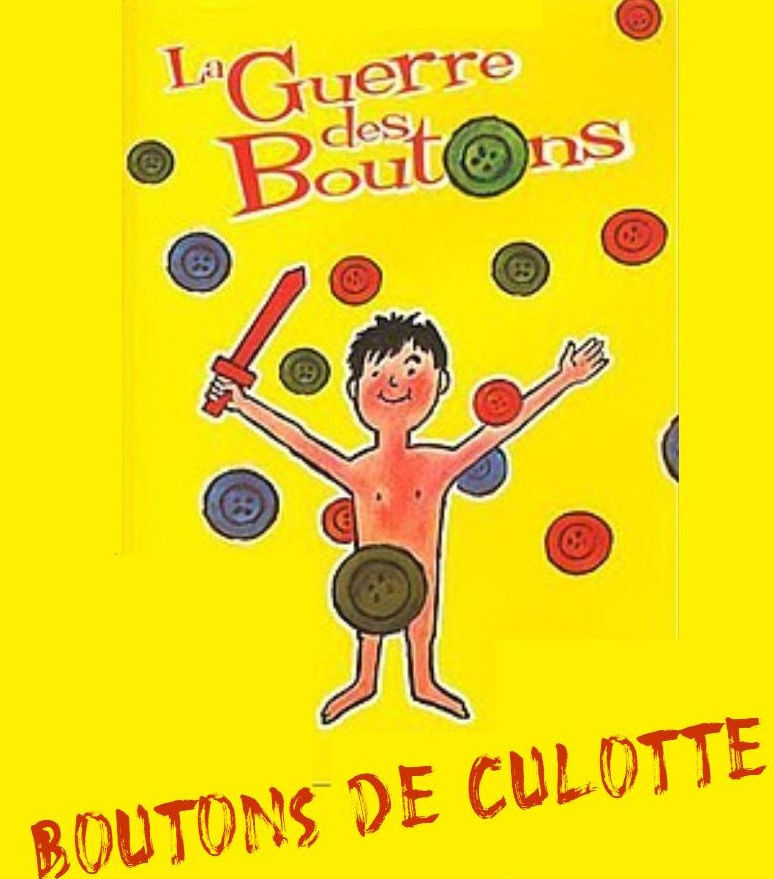 Ah ! La Chèvrerie De Servières  LOT DE 10 BOUTONS DE CULOTTE
