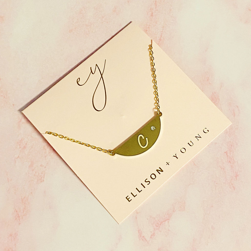 Thumbnail: Hamilton Sphere Initial Necklace