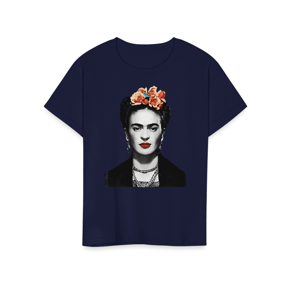 Thumbnail: Frida Kahlo With Flowers Poster Artwork T-Shirt