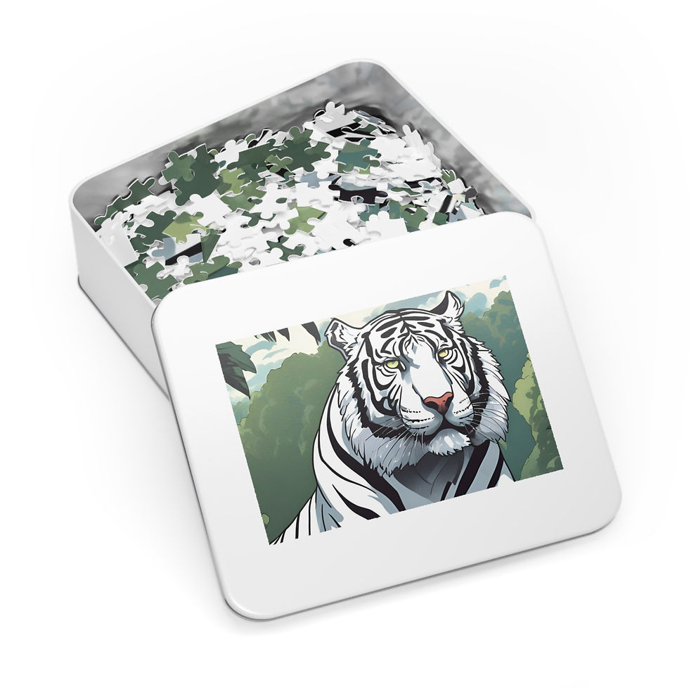 Thumbnail: Tiger Jigsaw Puzzle (30, 110, 252, 500,1000-Piece)