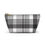 Thumbnail: Black and White Plaid Cosmetic Bag