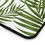 Thumbnail: Close-up view of the palm leaf mouse pad edge showing the durable stitching and vibrant green pattern.