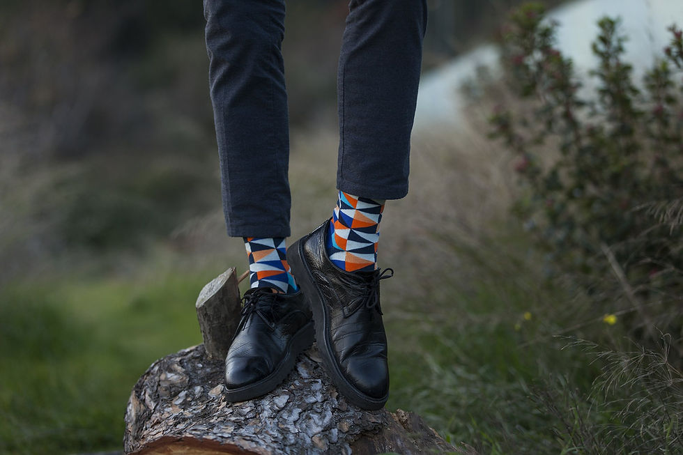 Thumbnail: Men's Stylish Triangle Socks