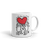 Thumbnail: Men Holding Heart Icon, Street Art Mug