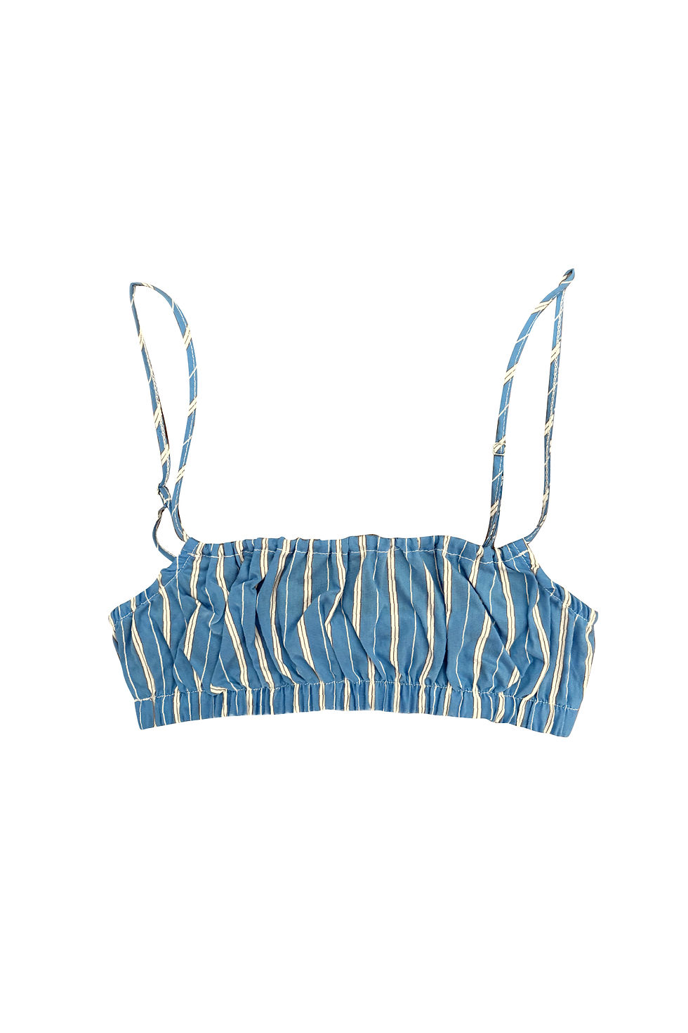 women striped mini bralette