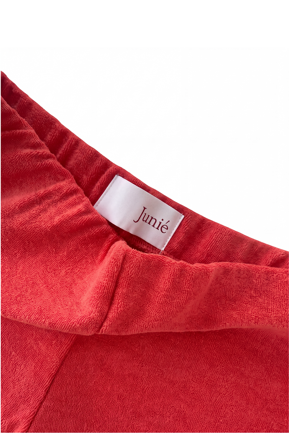 Terry towel short women in red