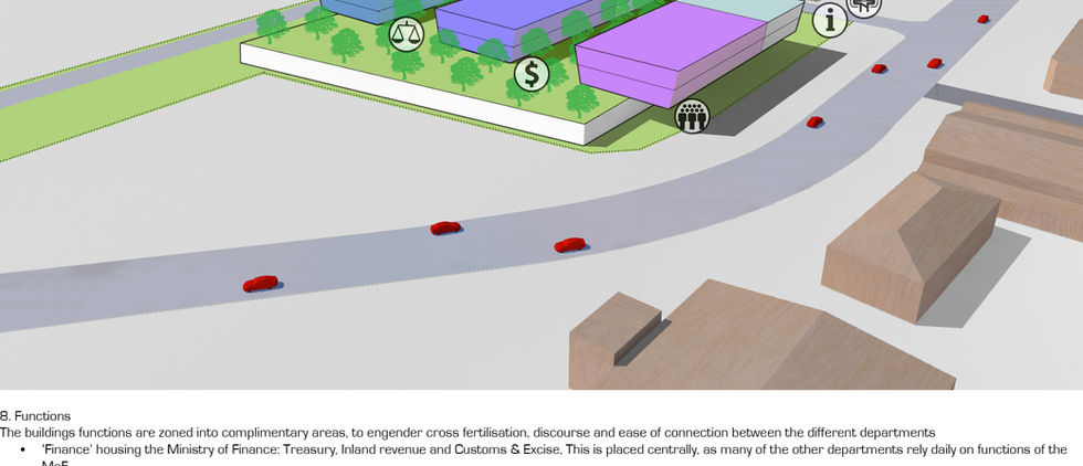 Vieux Fort Administration Complex concept diagram