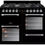 Thumbnail: Leisure CK100F232K Cookmaster 100 100cm Dual Fuel Range Cooker 7 Burners Black