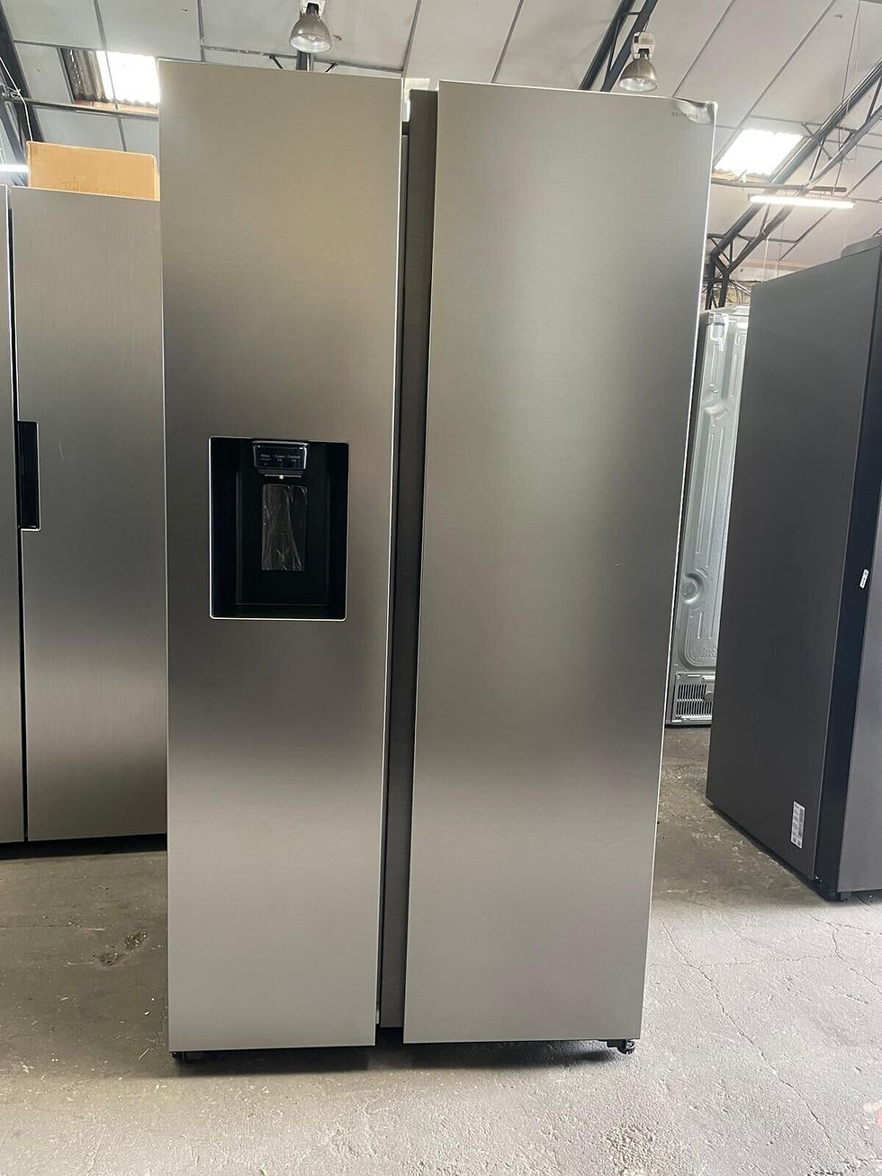 Thumbnail: SAMSUNG SpaceMax RS64DG5303S9EU American-Style Smart Fridge Freezer -